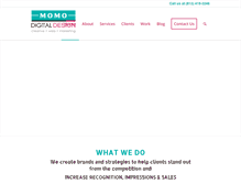 Tablet Screenshot of momodigitaldesign.com